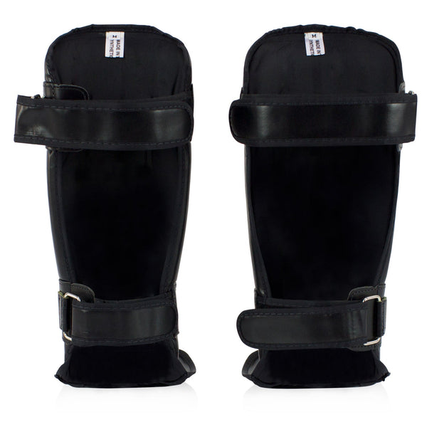 SP3 Fairtex Black Double Padded Shin Pads