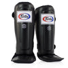 SP3 Fairtex Black Double Padded Shin Pads