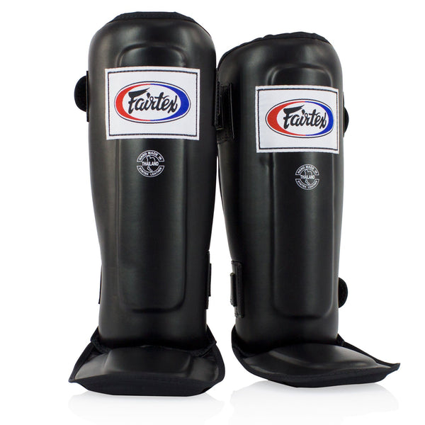 SP3 Fairtex Black Double Padded Shin Pads