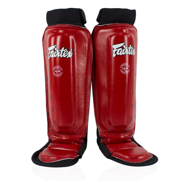 Fairtex SP6 Neoprene MMA Shin Pads - Red