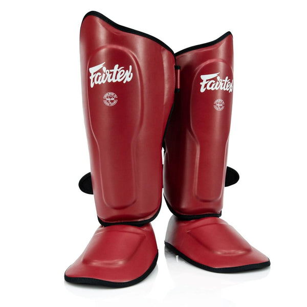 Fairtex SP9 Ultra Ergo Shin Pads Red