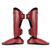 Fairtex SP9 Ultra Ergo Shin Pads Red