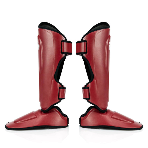 Fairtex SP9 Ultra Ergo Shin Pads Red