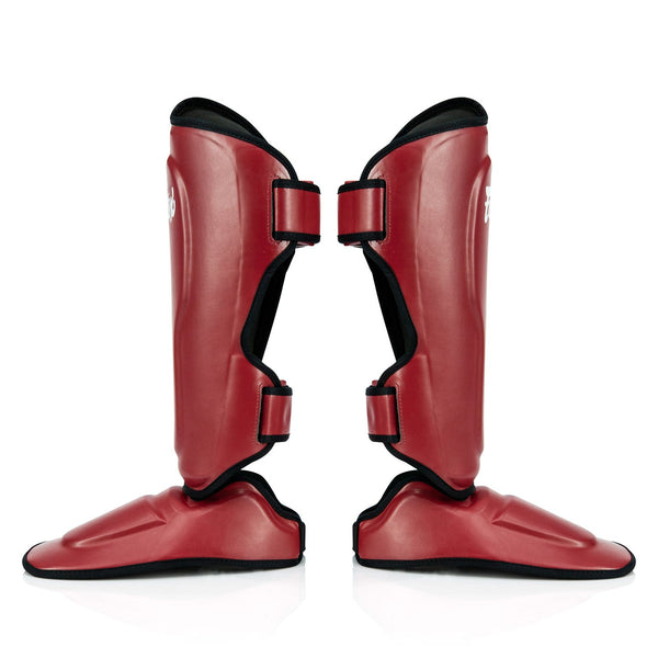 Fairtex SP9 Ultra Ergo Shin Pads - Red