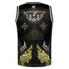 TUFF TT102 Tank Top Thai King Of Naga Black