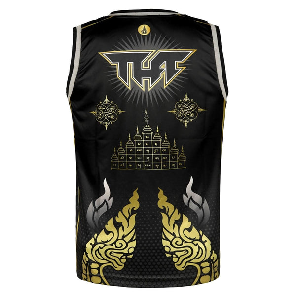 TUFF TT102 Tank Top Thai King Of Naga Black