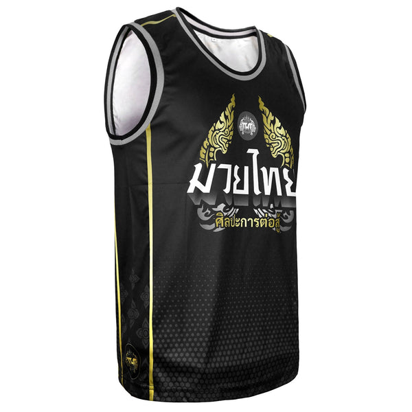 TUFF Tank Top - TT102 - Thai King Of Naga Black