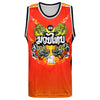 TUFF TT104 Tank Top Thai Red Chinese Dragon and Tiger
