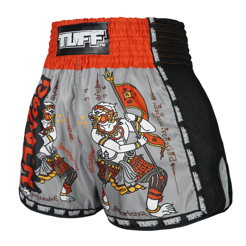 TUFF MSC103 Muay Thai Shorts Retro Hanuman Yantra