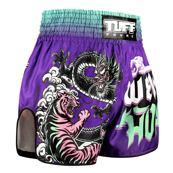 TUFF Payak Muay Thai Shorts - RMS012 - Shadow & Flame