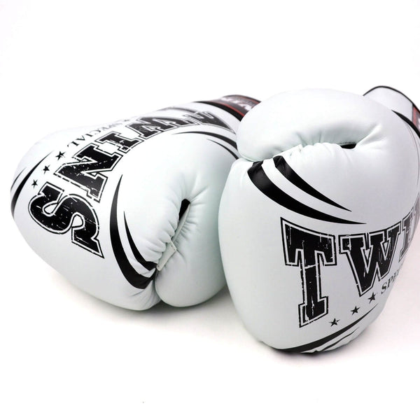 Twins FBGVDM3-TW6 Synthetic Leather Boxing Gloves White