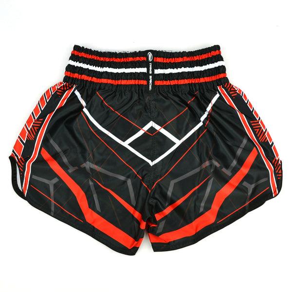 Twins Special Muaythai Shorts - RACING Black-Red