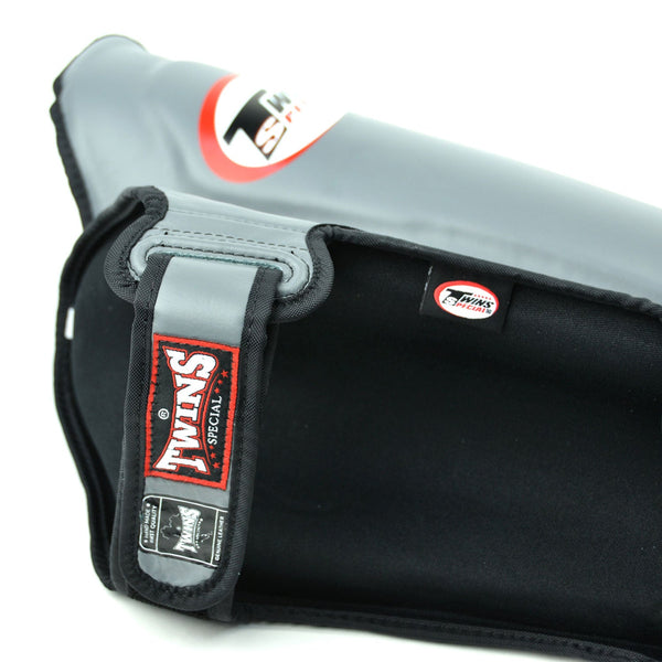 Twins Special SGL10 Leather Shin Pads - Grey