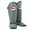 Twins Special SGL10 Leather Shin Pads - Grey