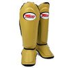 Twins SGL10 Leather Shin Guards Latte