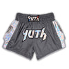 Yuth Hologram Muaythai Shorts Grey-Silver
