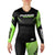 Venum Training Camp 2.0 Ladies Long Sleeved Rash Guard - Black/Neon Yellow - Gymzey.com