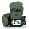BGV11 Fairtex F-Day Boxing Gloves made of green leather, suitable for boxing and muay thai
