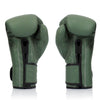 Back view of BGV11 Fairtex F-Day Boxing Gloves in Green