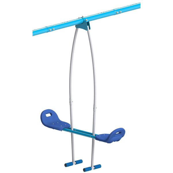 Kids Garden 3-in-1 Swing Set, Steel Frame, 5 Seats - Gymzey.com