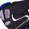 Cycling Fingerless Gloves Jaynee, Gel Padded size S - Black Blue - Gymzey.com