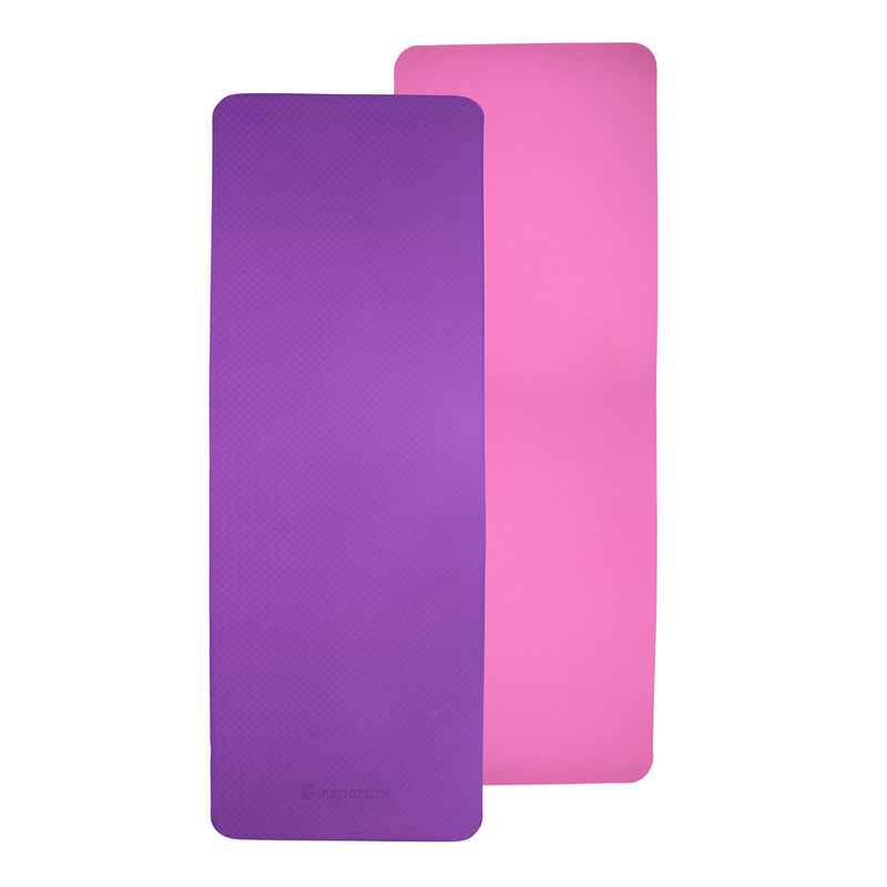 Dual Layer Fitness Mat Doble with Shoulder Strap - Purple/Pink - Gymzey.com