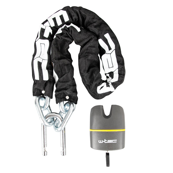 Hardened Steel Chain Lock with Forged Eyelet 1000 mm - Gymzey.com