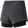 Reebok Running 2-In-1 Shorts - Black - Gymzey.com