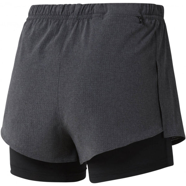 Reebok Running 2-In-1 Shorts - Black - Gymzey.com