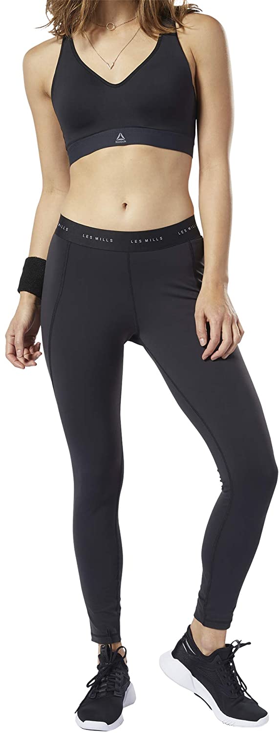 Reebok LES MILLS® Lux Tights 2.0 Leggings - Black - Gymzey.com