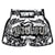 TUFF MSC108 Muay Thai Shorts Retro White The Great Hongsa