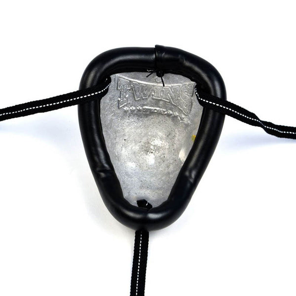Twins Thai Metal Groin Guard GPS1 - Black - Gymzey.com