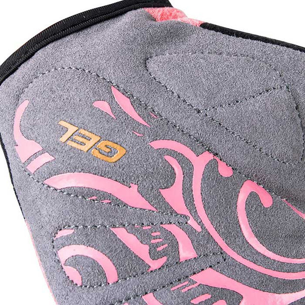 Women's Cycling Gloves Gel-Padded, Size XL - Black Pink - Gymzey.com