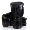 Fairtex BGV14 Mikrofaserhandschuhe, einfarbig, schwarz