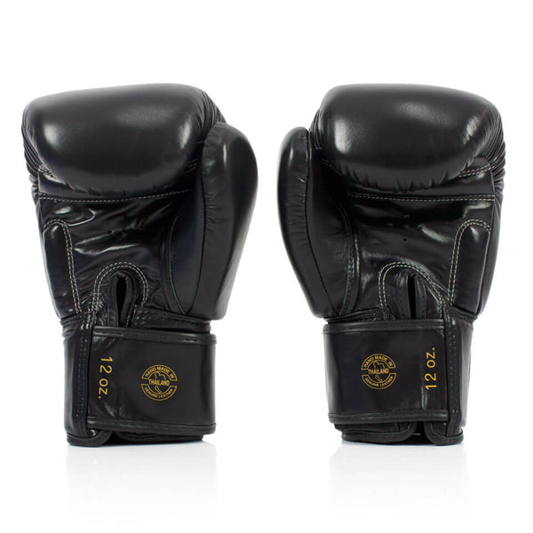 Fairtex BGV19 Deluxe Tight-Fit Handschuhe Schwarz