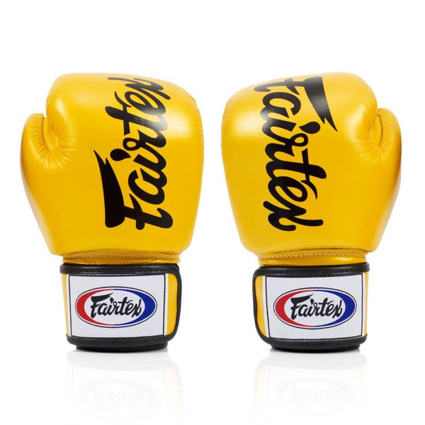 Fairtex BGV19 Deluxe Tight-Fit-Handschuhe Gold
