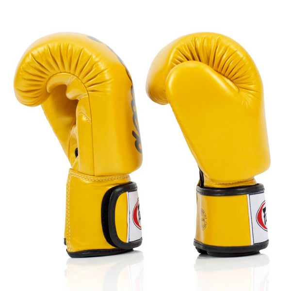 Fairtex BGV19 Deluxe Tight-Fit-Handschuhe Gold