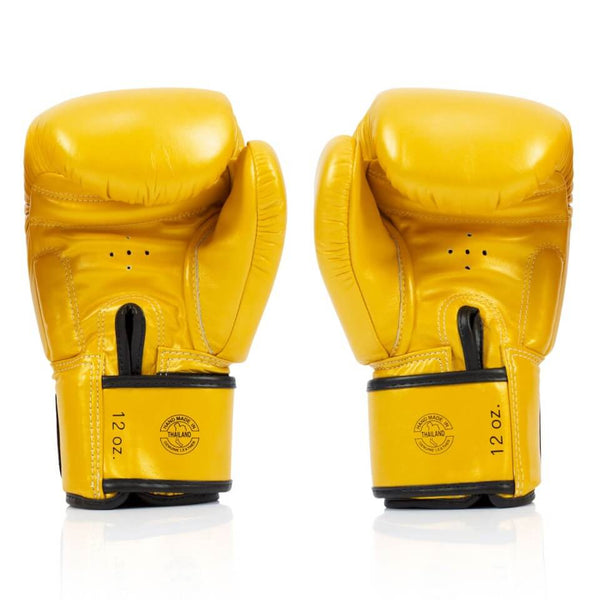 Fairtex BGV19 Deluxe Tight-Fit-Handschuhe Gold