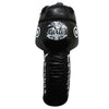 Black Fairtex HB13 Uppercut Angle Heavy Bag made from leather, designed for punch, high and low kicks.