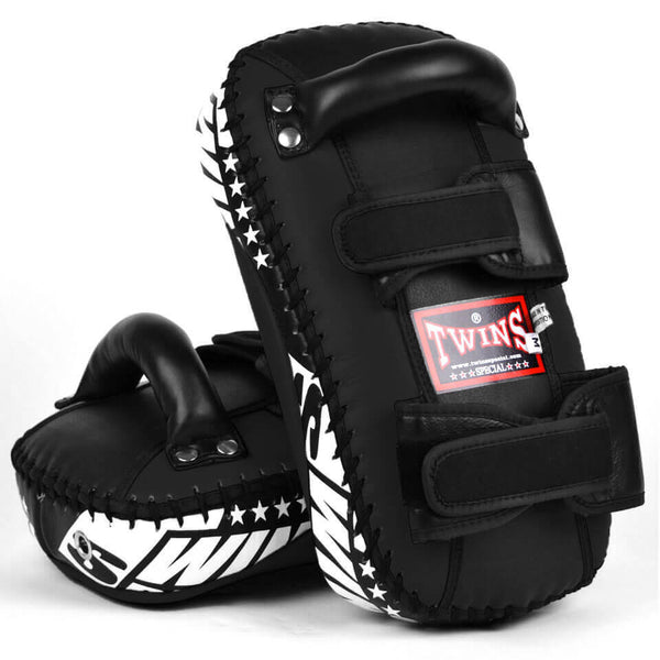 Twins KPL10 Leather Thai Kick Pads Black