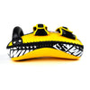 Twins KPL10 Leather Thai Kick Pads Yellow/Black - Gymzey.com