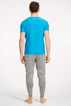 Ohmme Equinox Gym Tee - Methyl Blue - Gymzey.com