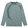 Ohmme Orion Long Sleeve Gym Top - Green - Gymzey.com