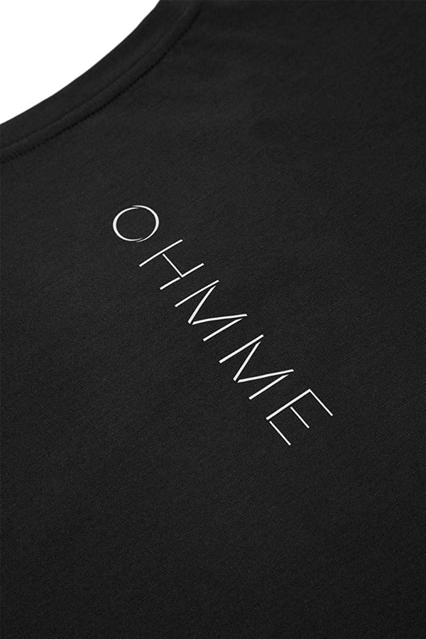 Ohmme Triangulum Gym Tee - Black - Gymzey.com