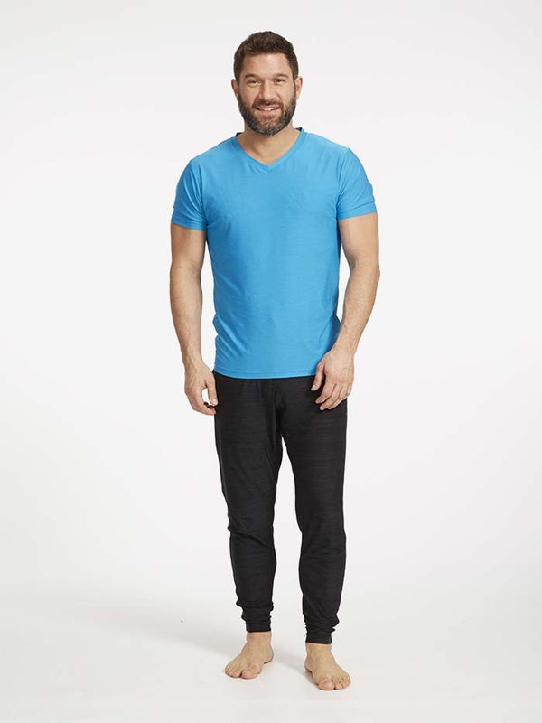 Ohmme Triangulum Gym Tee - Blue - Gymzey.com