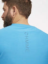 Ohmme Triangulum Gym Tee - Blue - Gymzey.com