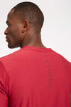 Ohmme Triangulum Gym Tee - Red - Gymzey.com