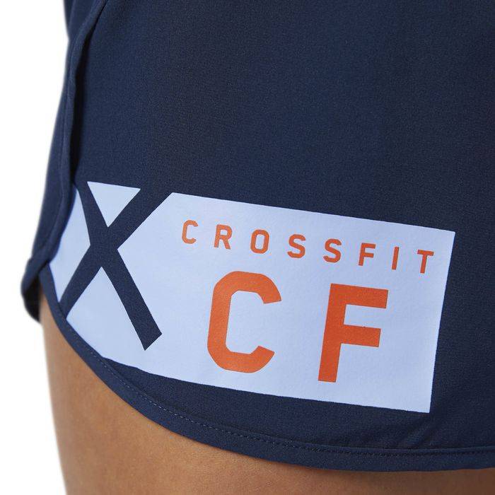Reebok CrossFit Women's Woven 6cm Shorts - Navy - Gymzey.com