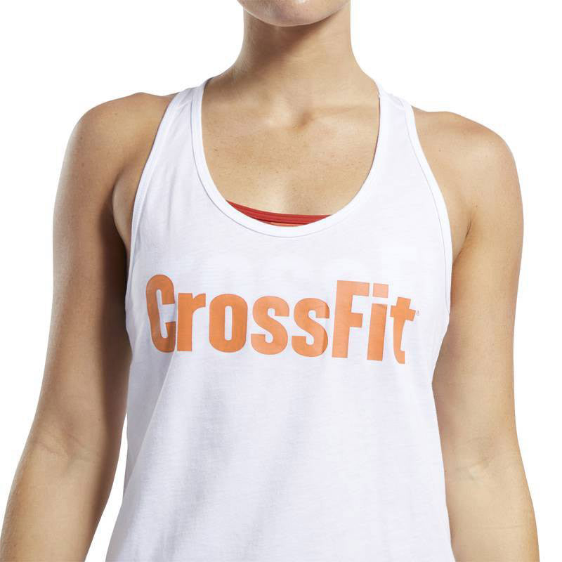 Reebok CrossFit® Tank Top - White - Gymzey.com