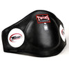 Twins BEPL2 Black Leather Belly Pad - Gymzey.com